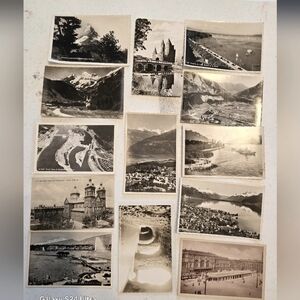 Antique postcards black & white